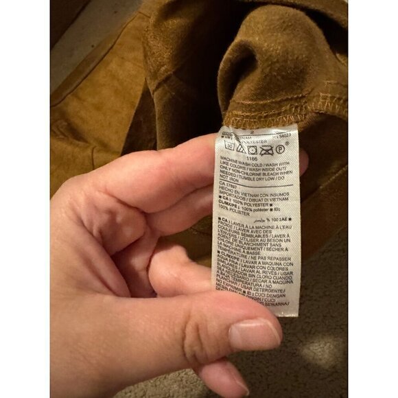 Old Navy Faux Suede Mini Skirt Brown Size 2 - Picture 4 of 4